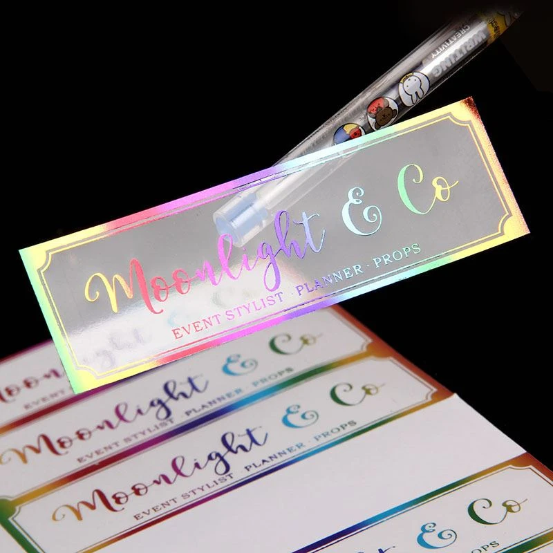 clear holographic sticker